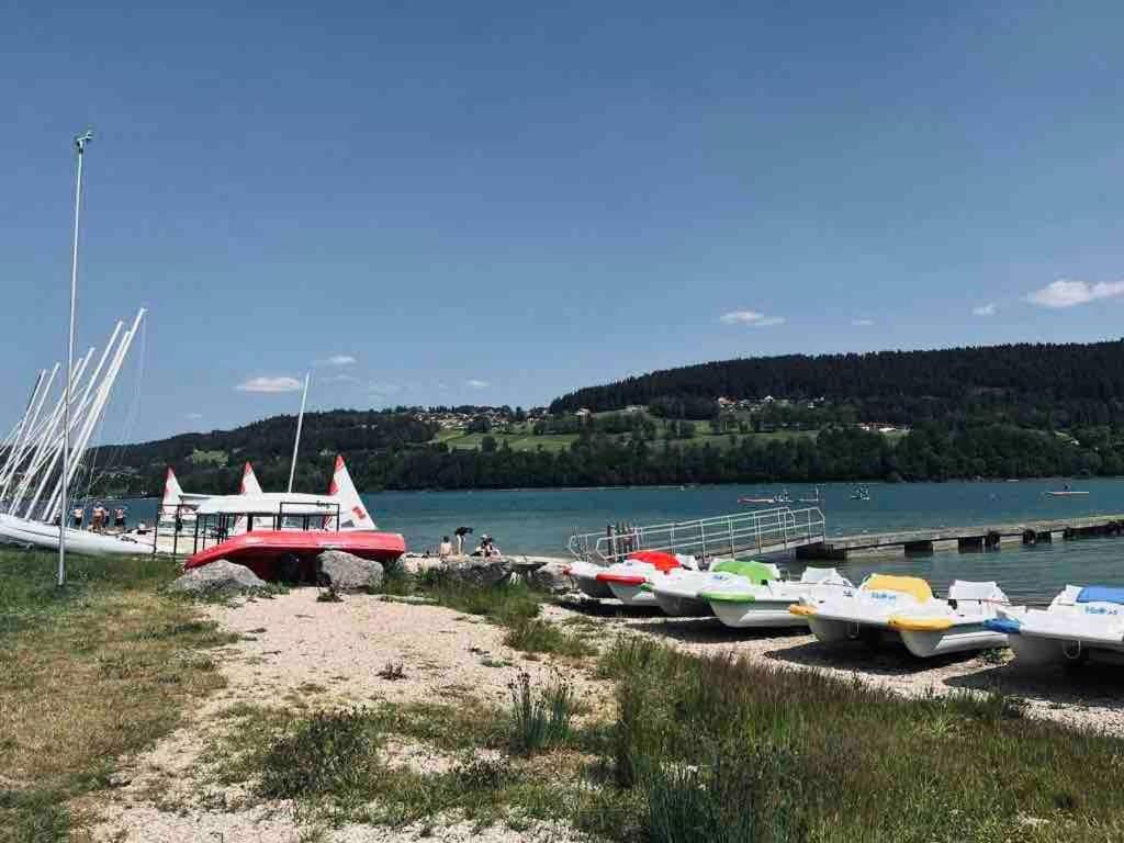 La Parenthese Vue Lac Les Grangettes Exteriör bild