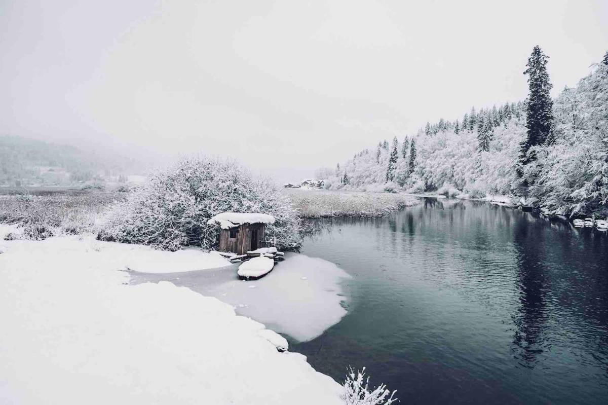 La Parenthese Vue Lac Les Grangettes Exteriör bild