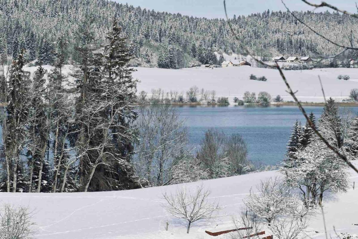 La Parenthese Vue Lac Les Grangettes Exteriör bild